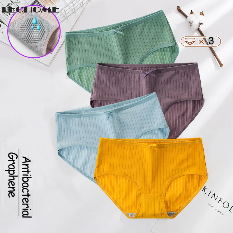 3 шт./компл. Женский нижнее бельё для девочек хлопковые трусы детей близко
