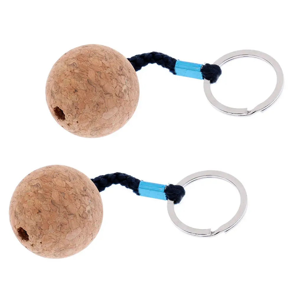 Брелок с пробковым шариком брелок для ключей водных видов спорта пляжа