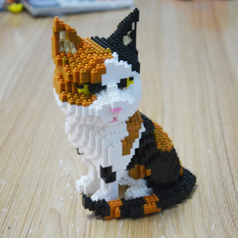 Balody 16036 Animal World персидский кот Tabby котенок домашний 3D DIY Мини Алмазные блоки
