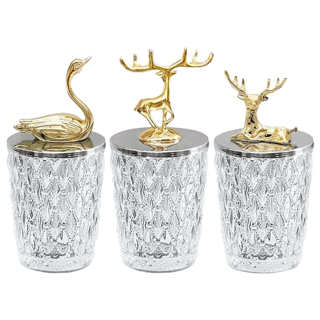 

Прозрачная стеклянная банка для хранения с крышкой баночка для конфет для свадьбы, дня рождения