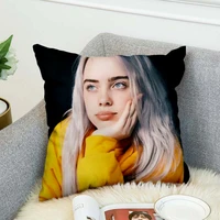 female singer 3d printed polyester decorative pillowcases throw pillow cover square zipper pillow cases fans gift style 5
