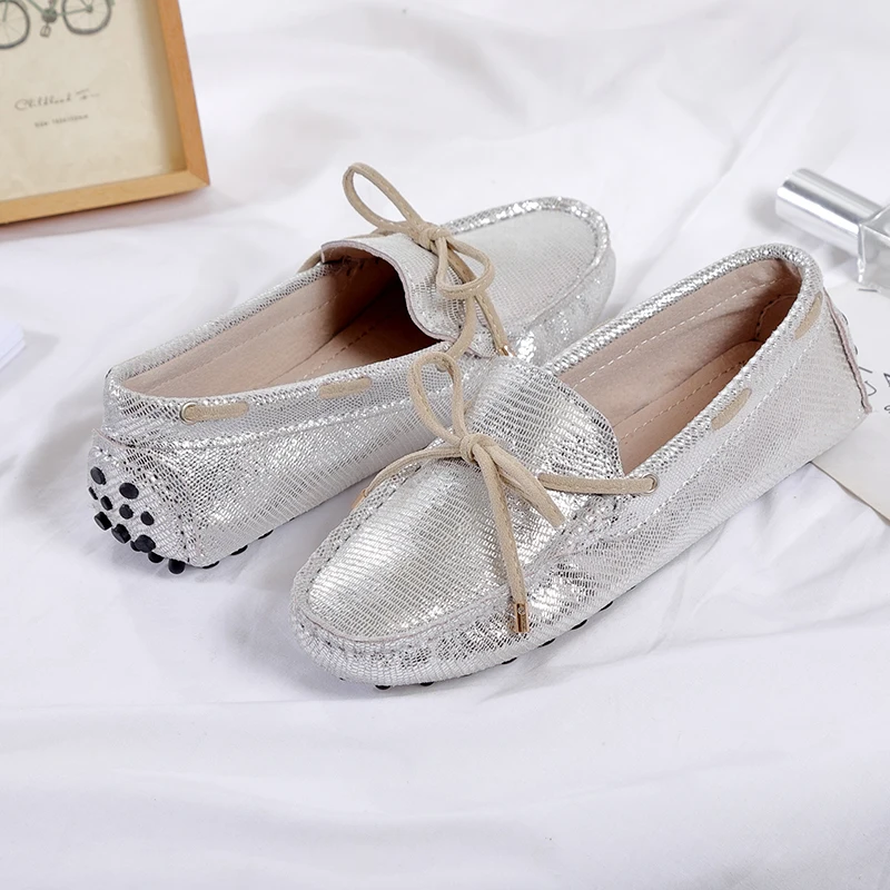 Лидирующий бренд Сезон весна лето Женские мокасины Женская обувь из натуральной