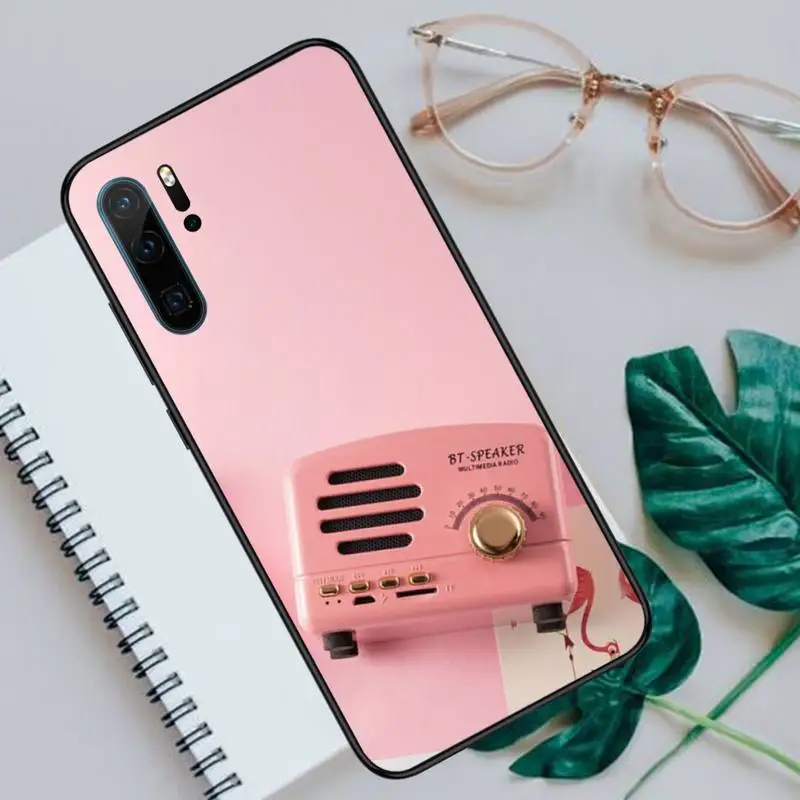 

Retro camera tape pink style Phone Case For Huawei honor Mate P 10 20 30 40 Pro 10i 9 10 20 8 x Lite shell funda coque