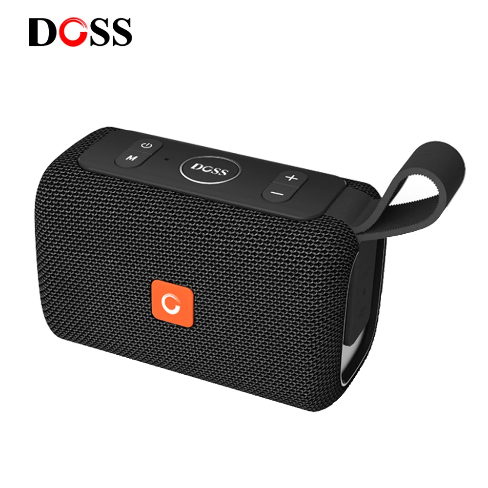 DOSS E-go Bluetooth Speaker Mini Portable Wireless Sound Box IPX6 Waterproof Outdoor Hands Free with Microphone Loud Speakers