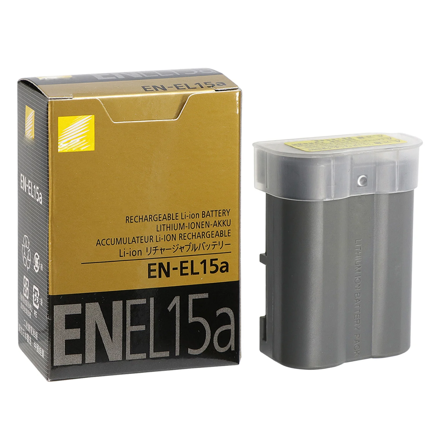 2 × 1900 мА/ч, EN-EL15a ENEL15a Камера Батарея для Nikon D850 D810 D750 D610 D7500 D7200 D7100 D200 D300 D700 D500 D600 MH-25a