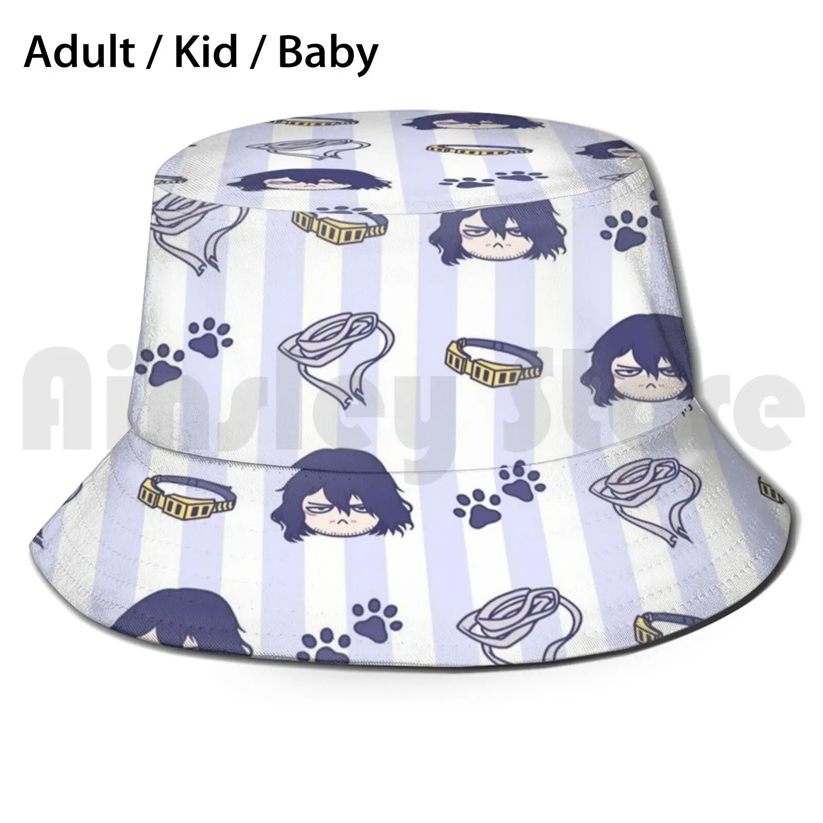 Aizawa - Eraser Head Sun Hat 1950 Bucket Hat Aizawa Shouta Shota Eraserhead Erase Head Mha My Hero