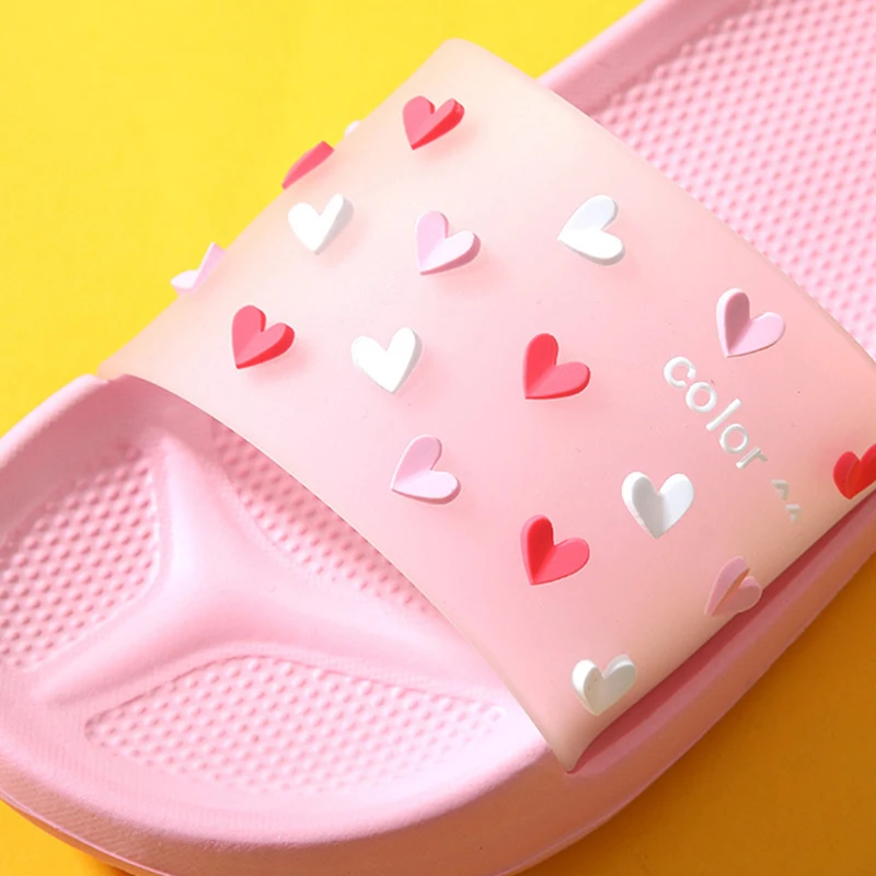 Women Slippers Summer Cute Slides Non-Slip Sandals Thick Soft Sole Indoor Flip Flops Bathroom Home Beach Pool Female Shoes