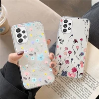 fashion flower beautiful phone case transparent for huawei p20 p30 p40 honor mate 8x 9x 10i pro lite