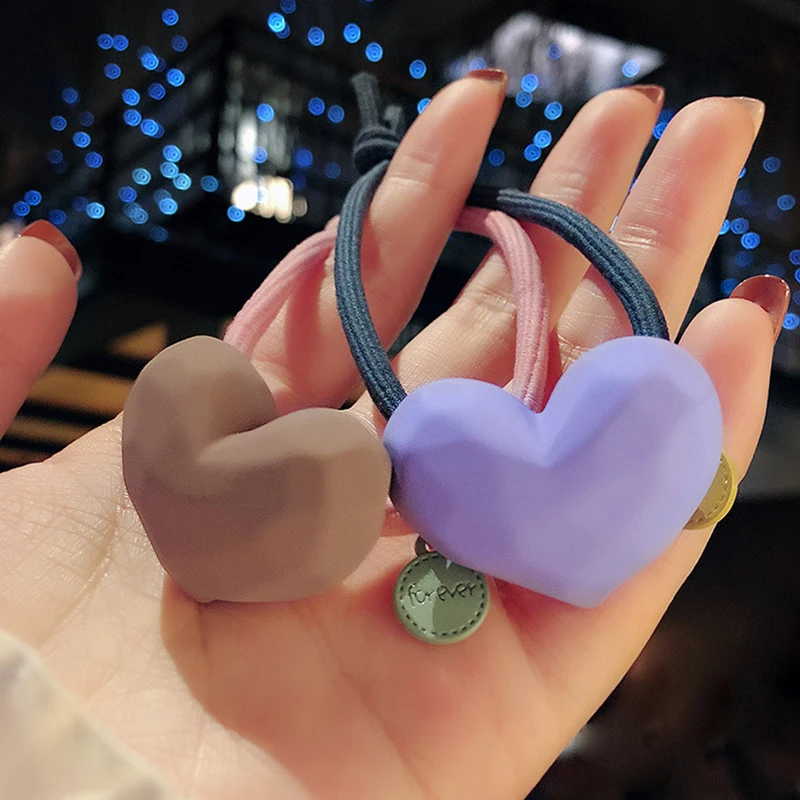 Новые резинки для волос женщин и девочек милые эластичные матовые аксессуары в