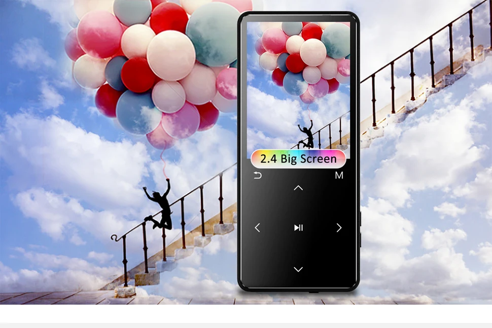 REDANT MP4 плеер с Bluetooth fm-радио встроенный динамик сенсорные клавиши 8 ГБ 16 ГБ 32 ГБ 40 ГБ MP 4 HiFi музыкальный плеер Walkman для детей