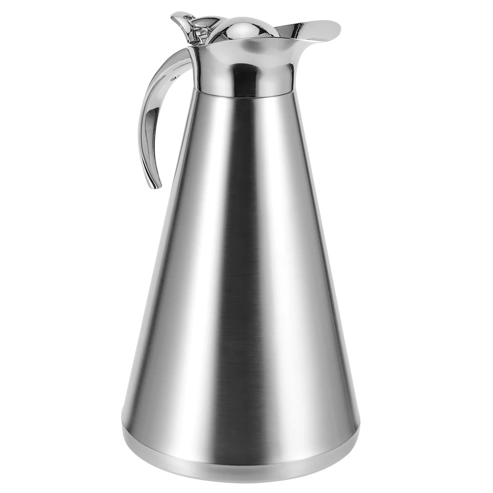 2Л Серебряный шлифовальный двухслойный вакуумный термоизоляционный чайник из