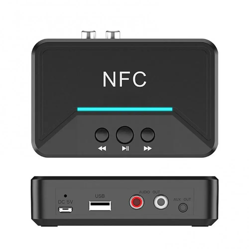 

Беспроводной Bluetooth-приемник FarFi NFC 5,0, разъем AUX 3,5 мм RCA, USB, умное воспроизведение, стерео, аудио, адаптер для автомобильного комплекта, динамик...
