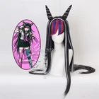 Парики Danganronpa: Trigger Happy Havoc для косплея, миода Ибуки, короткие красочные длинные прямые волосы, парики на Хэллоуин 1:1, 100 см
