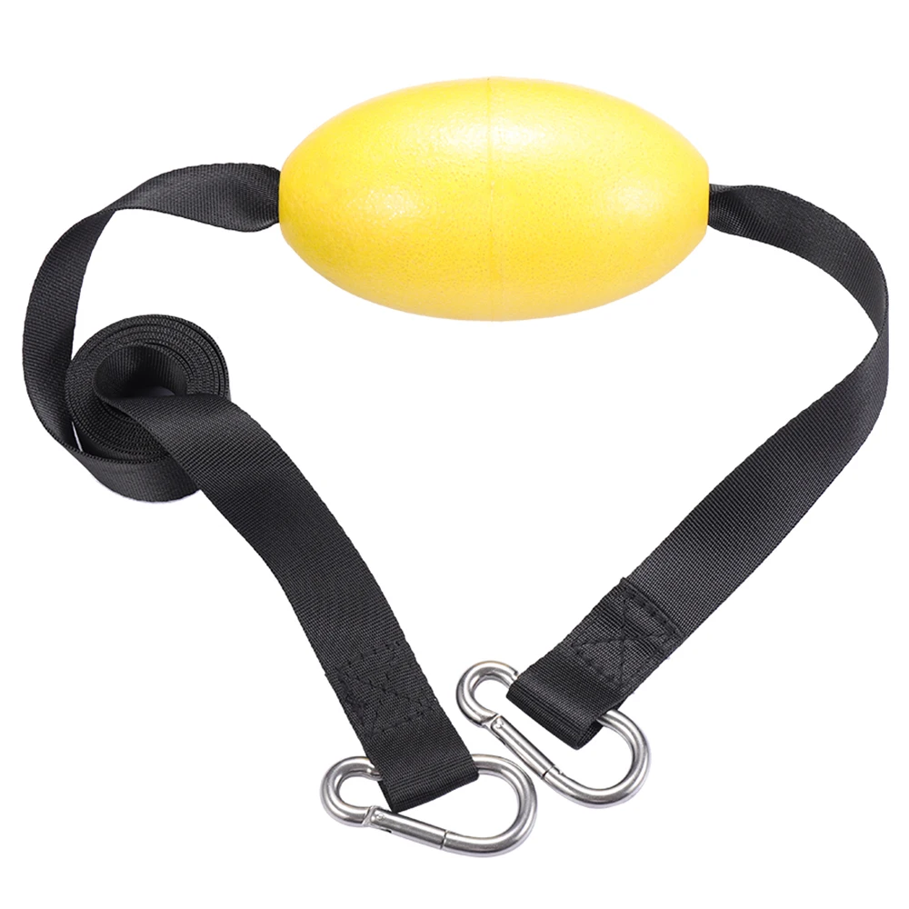 Мяч поплавок поводок с нержавеющей стали зажим карабин Рыбалка Каякинг дрейф