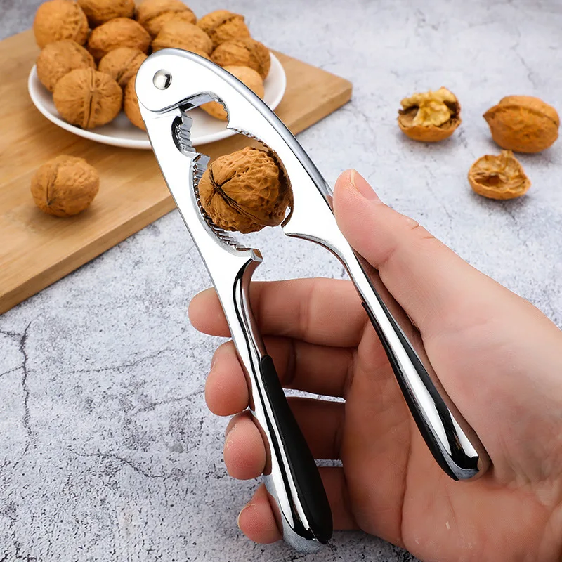 

Nutcracker Sheller Crack Almond Walnut Pecan Hazelnut Filbert Nut Kitchen Nut Sheller Clip Alloy Clamp Plier Kitchen Tools
