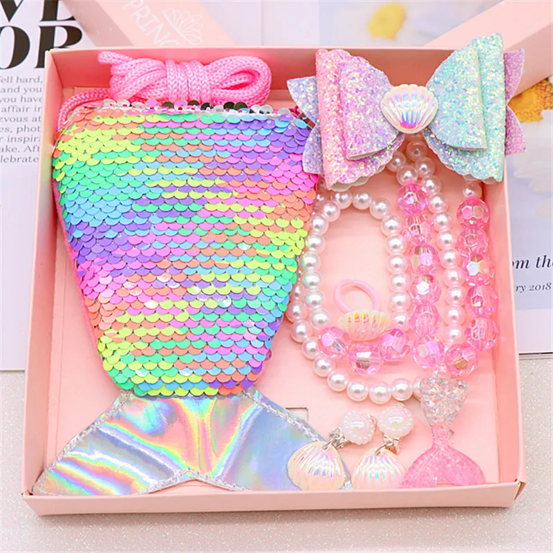 6 шт./кор. Русалка аксессуары ювелирные изделия комплект включающий в себя