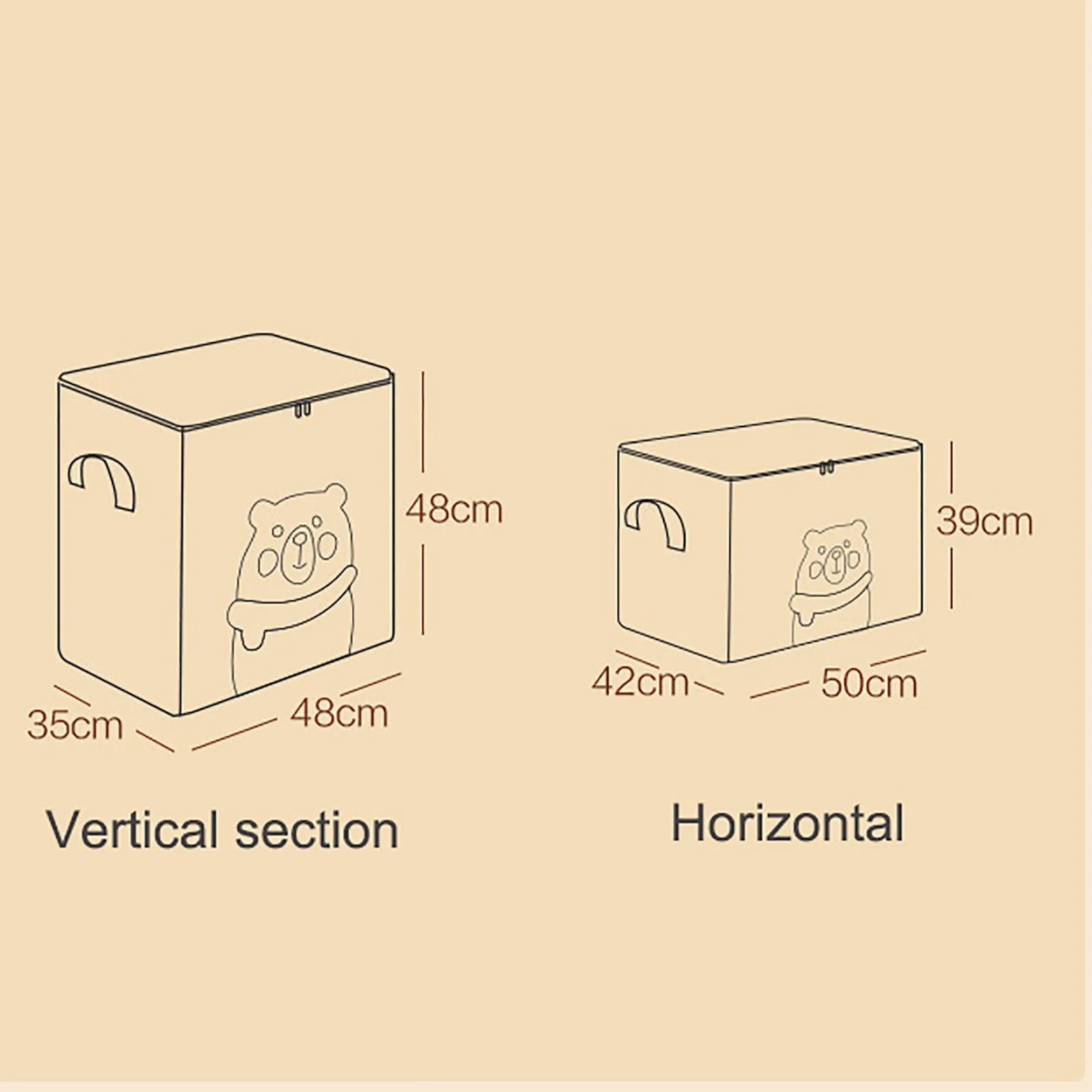 

Foldable Storage Bags Dust Proof and Moisture Proof Clothes Blanket Quilt Closet Sweater Organizer Box Large Capacity Pouch Home