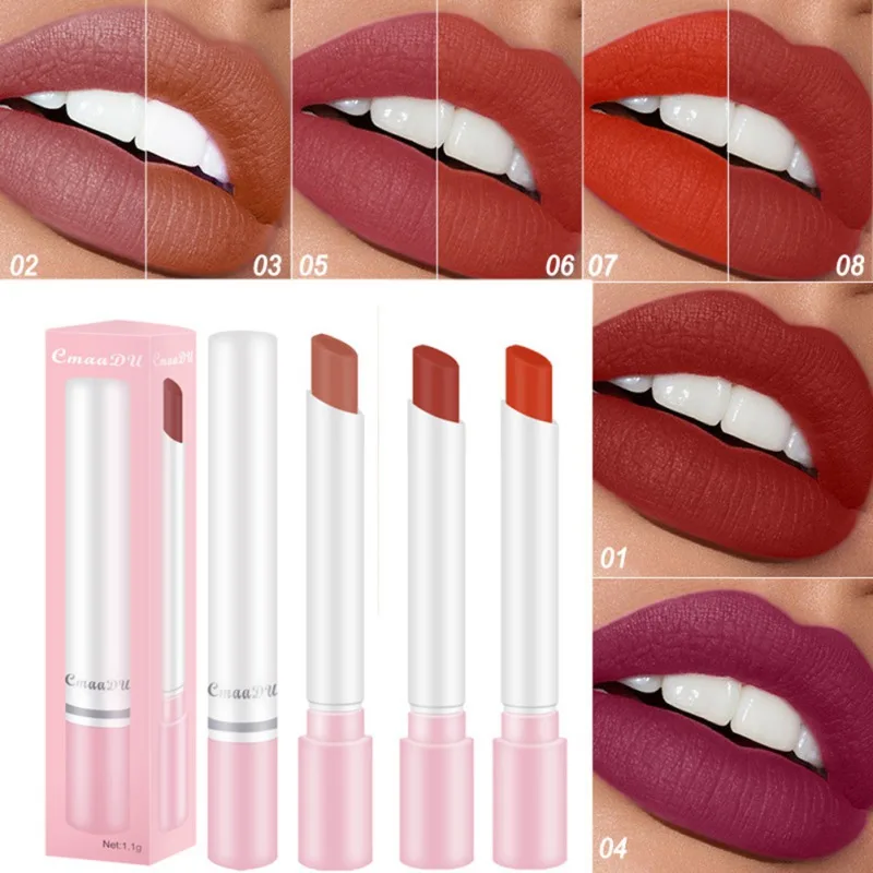 Матовая помада в виде сигареты водостойкая стойкая для губ женский подарок