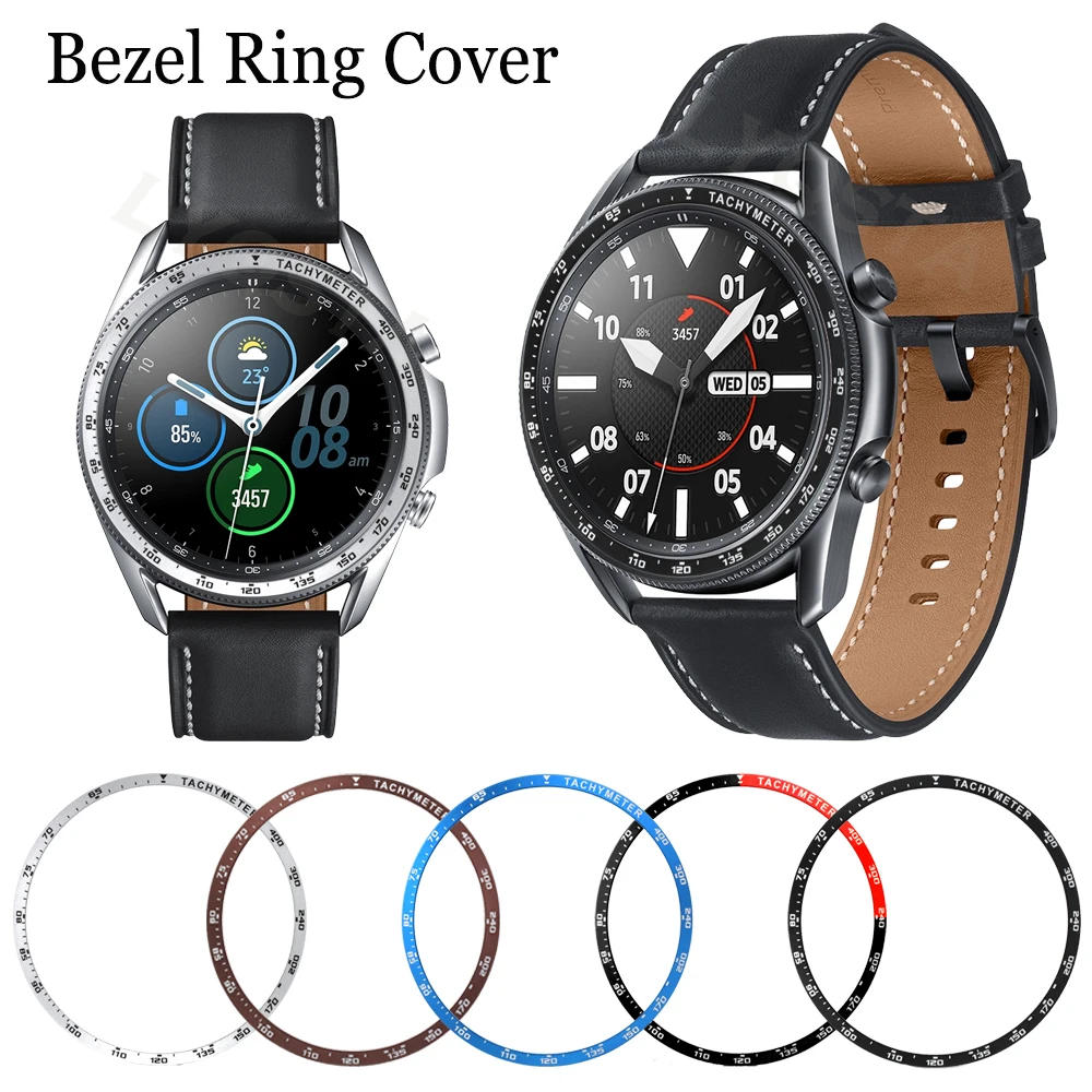 

Smart Watch Circle For Samsung Galaxy Watch 3 45mm 41mm Bezel Ring Styling Case Cover Protection Accessories For Galaxy Watch3