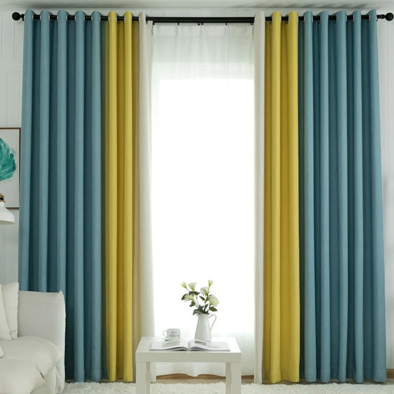 Затемненные шторы в скандинавском стиле s для гостиной серый декор комнаты