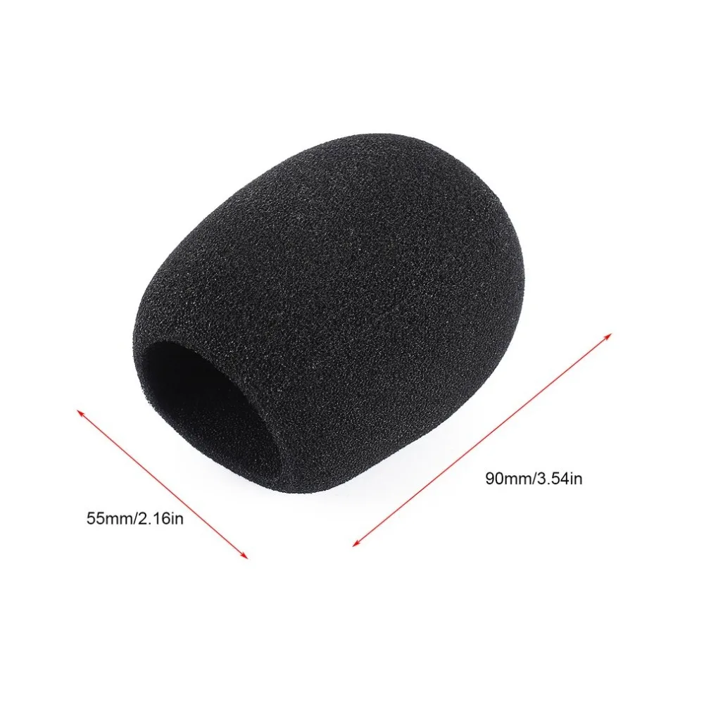 Черный Запасной ручной микрофон гриль ветровое стекло защитная губка