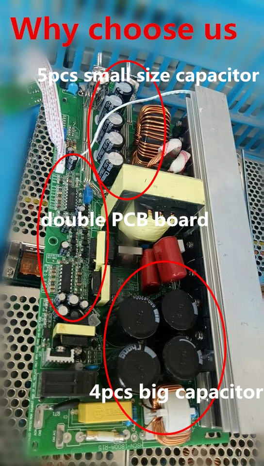1500w импульсный источник Питание переменного/постоянного тока выход 0-12v 13,8 v 15v 24v 27v 36v 48В 60В 72В ток и напряжение регулируется импульсивный источник питания