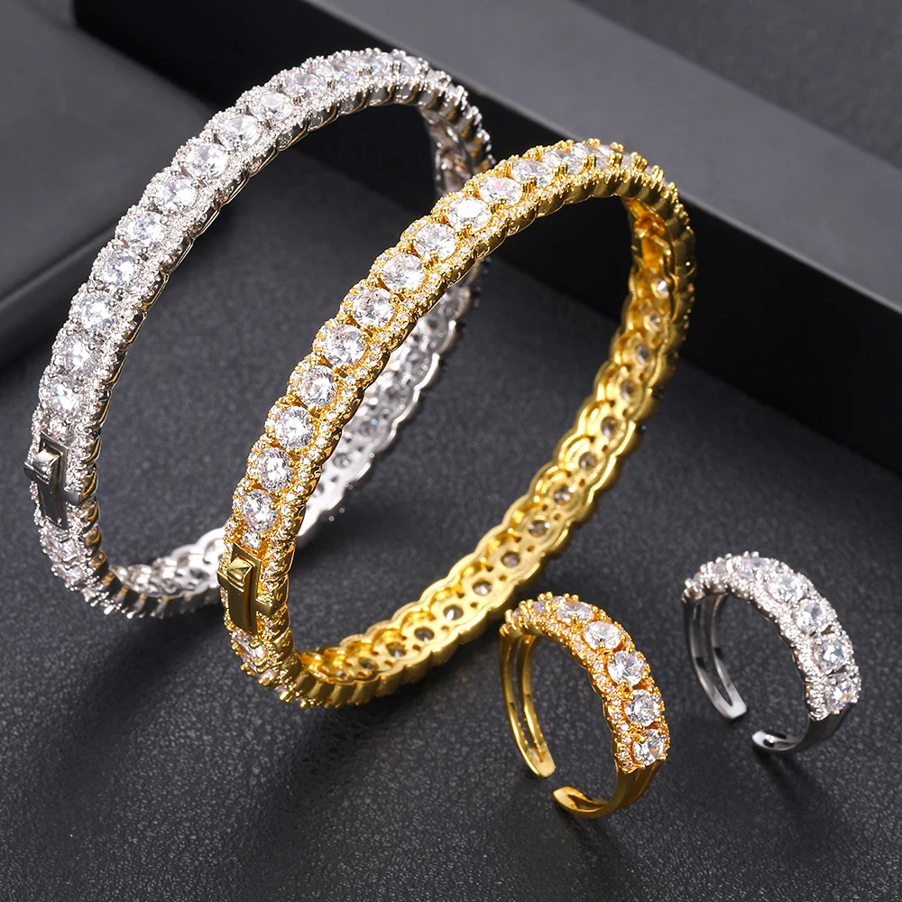 Jankelly Роскошный Уникальный Африканский браслет набор колец комплекты украшений