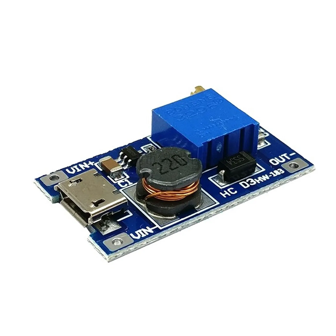 Модуль повышения мощности MT3608 1 шт. макс. выход 28 в 2 А|dc-dc step up|power modulestep up |