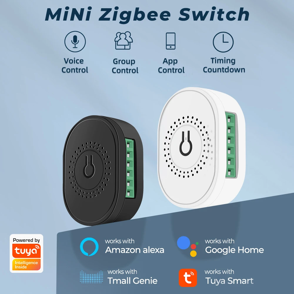 Умный светильник ключатель SMATRUL ZigBee Tuya двухсторонний выключатель 16 А без