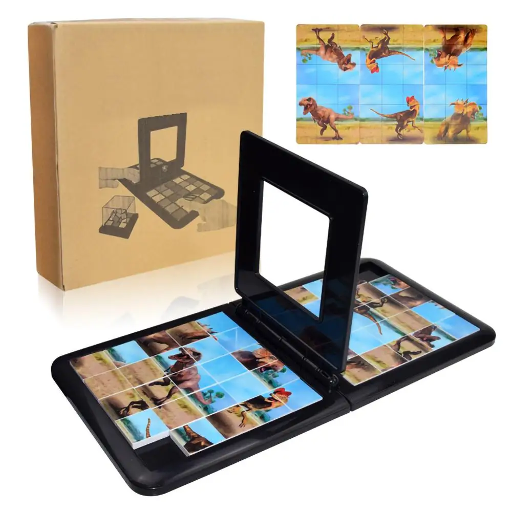 Волшебный блок игра родитель-ребенок слайд двойная куб головоломка смешная