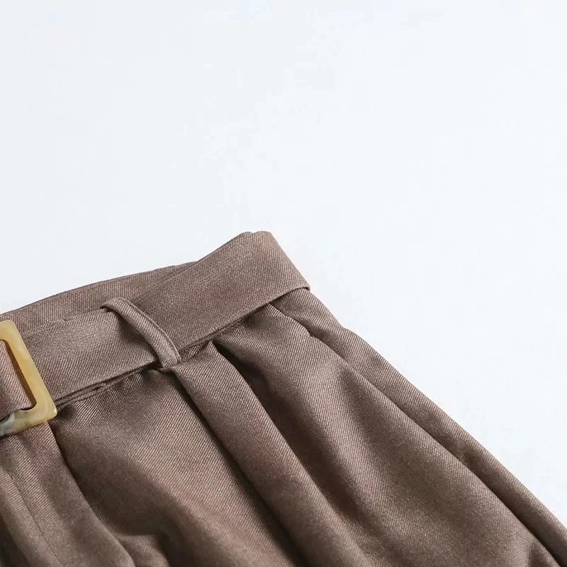 Увядшие английские офисные женские элегантные однотонные прямые костюмы с высокой талией женские брюки pantalones mujer pantalon femme брюки для женщин