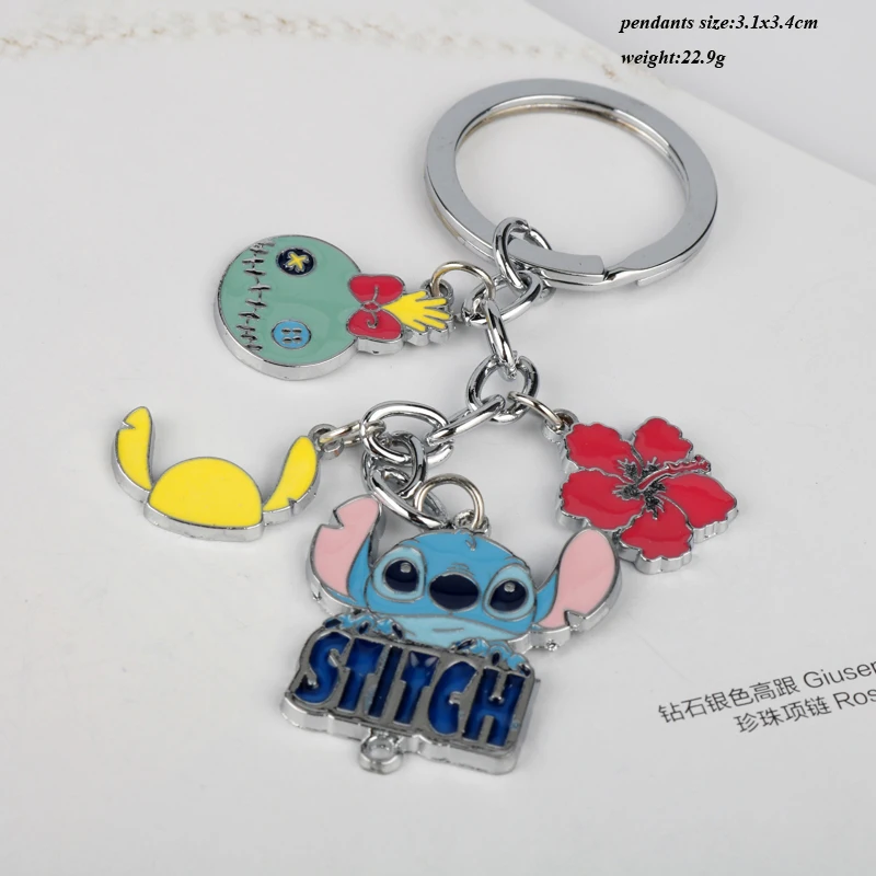 Мультяшное ожерелье с подвеской с надписью «Ohana» Милая Охана дружба Лило стежок тема цветы кулон ожерелье ювелирные изделия Kawaii подарок для женщин девушек