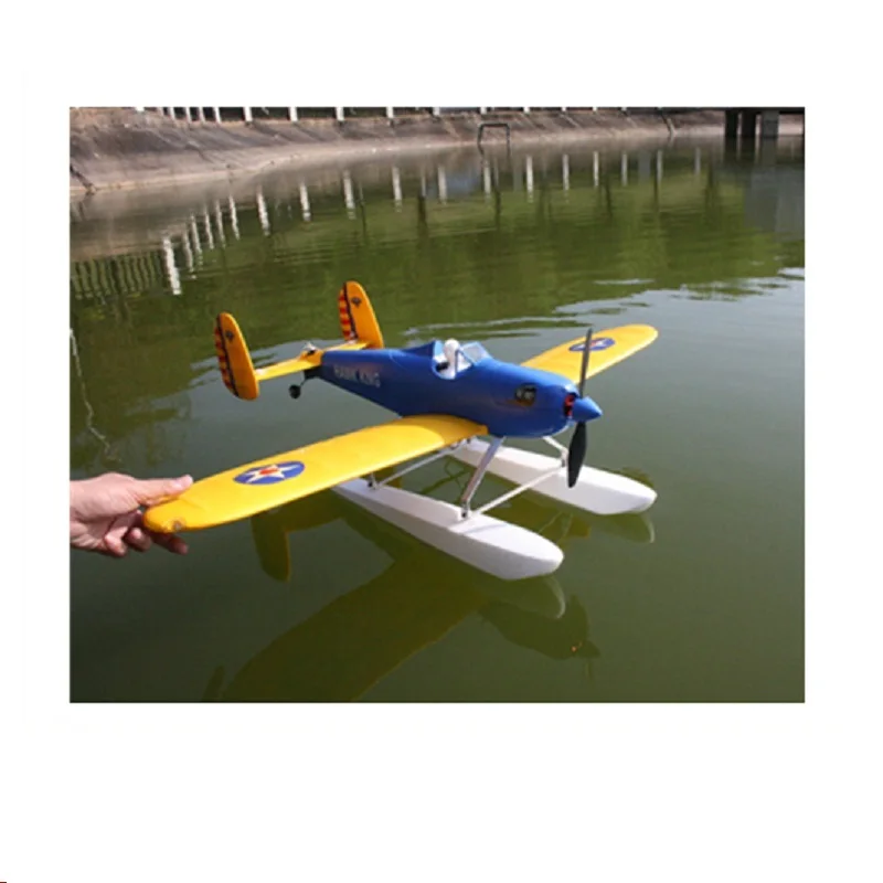 

Free Shipping RTF HAWK KING Rc Model Seaplane With Water Float EPO Brushless Version 928mm 2.4Ghz 6 Channel With Remote Control