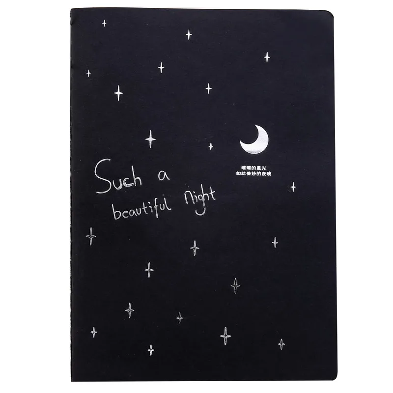 1 шт. Записная книжка Дневник черный бумажный блокнот рисунок граффити ручка мини