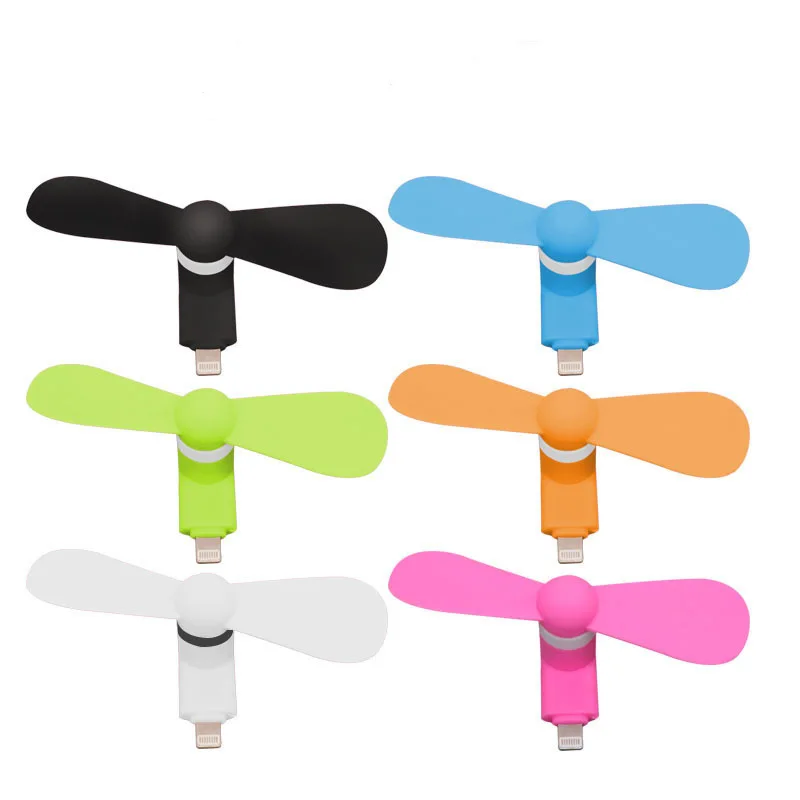 Портативный мини USB маленький вентилятор Apple Android 2 в 1 мобильный телефон 21 подарок