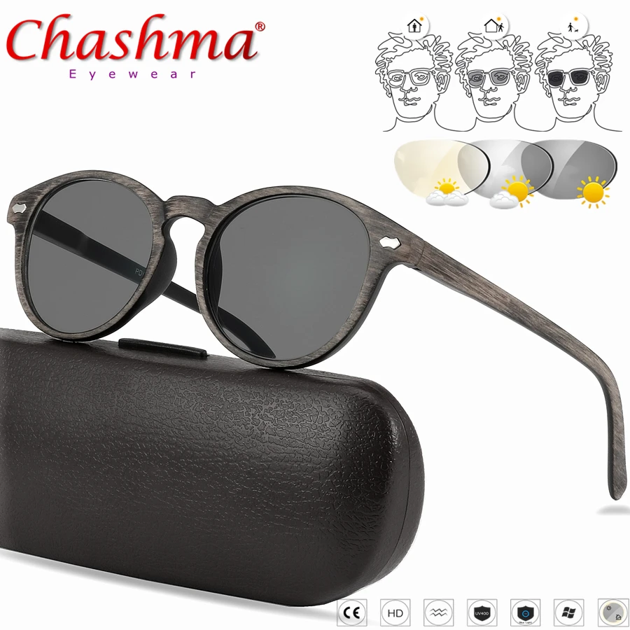 Солнцезащитные очки с фотохромными линзами диоптриями для мужчин|Мужские