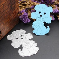 yinise metal cutting dies for scrapbooking stencils dog animals diy album cards making embossing folder craft die cuts molds