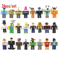 24pcsset roblox action characters figures 7cm pvc suite doll toys anime model figurines for decoration collection gift for kids