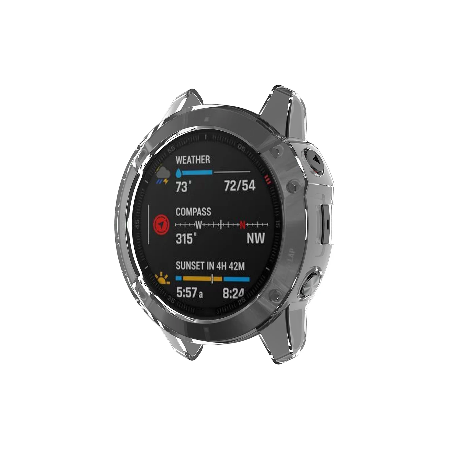 Классические Чехлы для часов из ТПУ Garmin Fenix 6 чехол классический браслет защитная