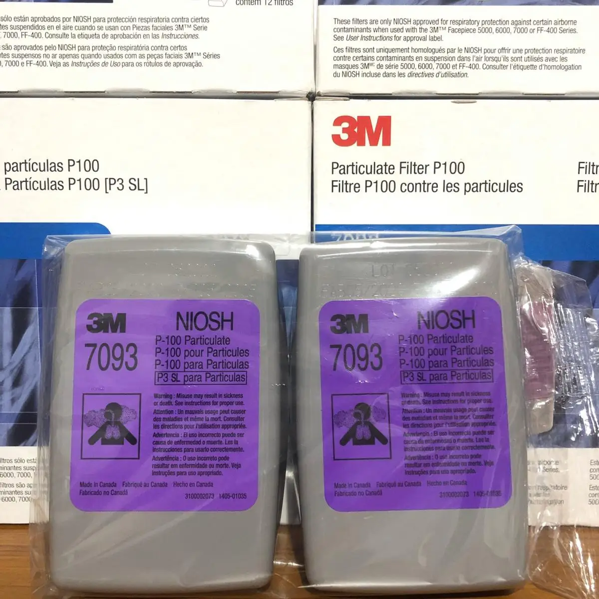 Фильтр респираторный P100 3M 7093 2 шт. | Безопасность и защита