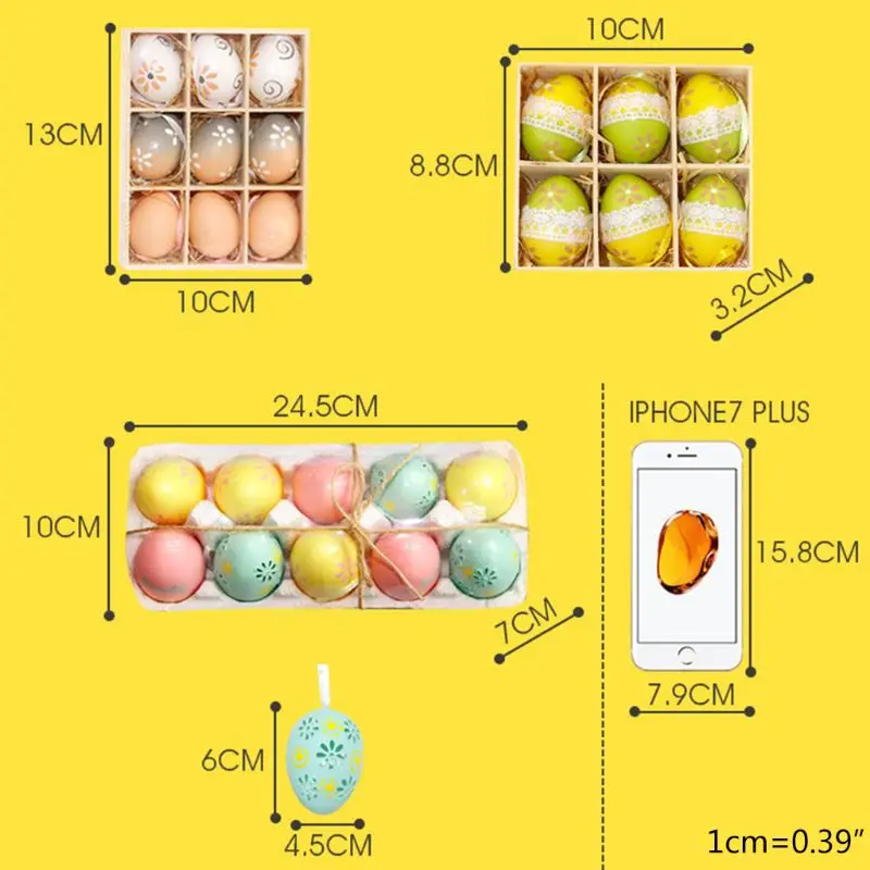 

DIY Easter Egg Ornaments Children's Toys Plastic Colored Egg Easter Events Birth