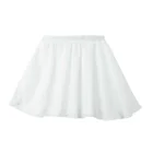 Летняя детская балетная танцевальная юбка для девочек, шифоновая юбка с запахом для девочек, детская однотонная танцевальная одежда, костюмы для выступлений