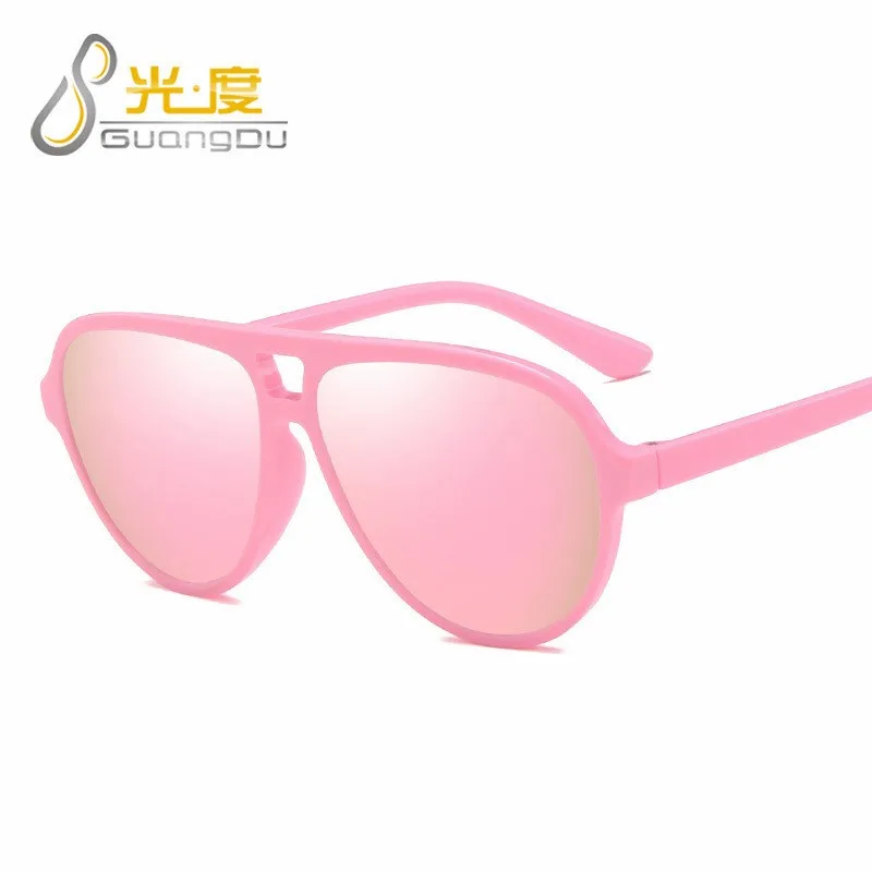 Детские Модные солнцезащитные очки детские Мультяшные очки-авиаторы для