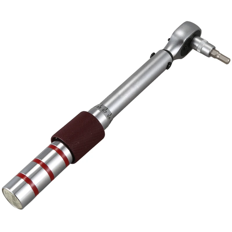 

1/4 Inch Dr 2-15Nm Mini Adjustable Road Carbon Hand Bicycle Bike Tool Kit With Pro Preset Torque Wrench Hex Bit Set