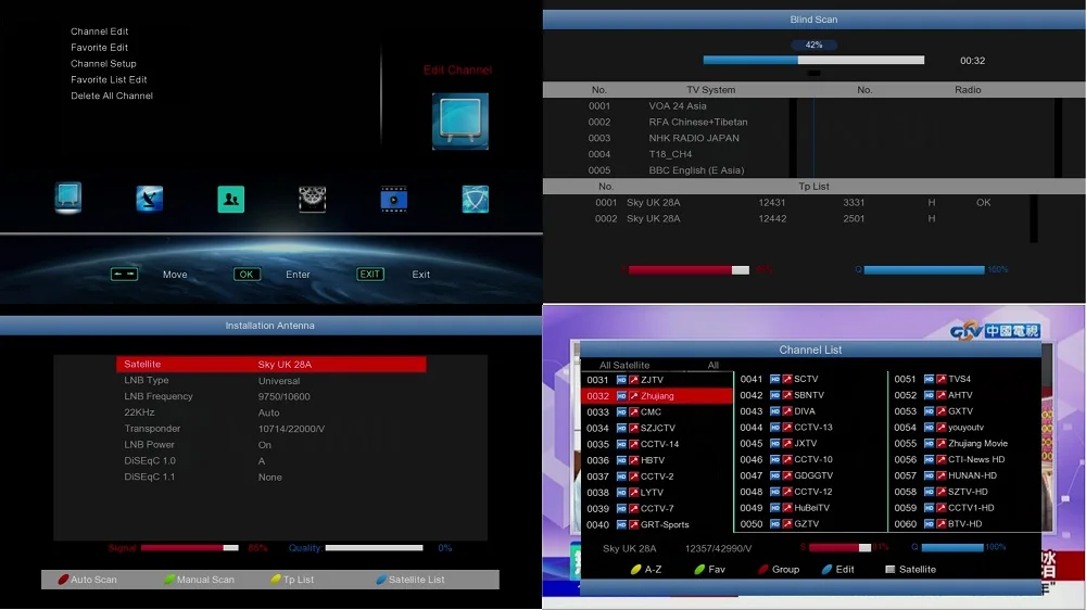 VONTAR V10 Plus DVB-S2 спутниковый ресивер 8PSK H.265 3g 4G модем CS cline Stalker Xtream Испания Португалия TP список обновление онлайн
