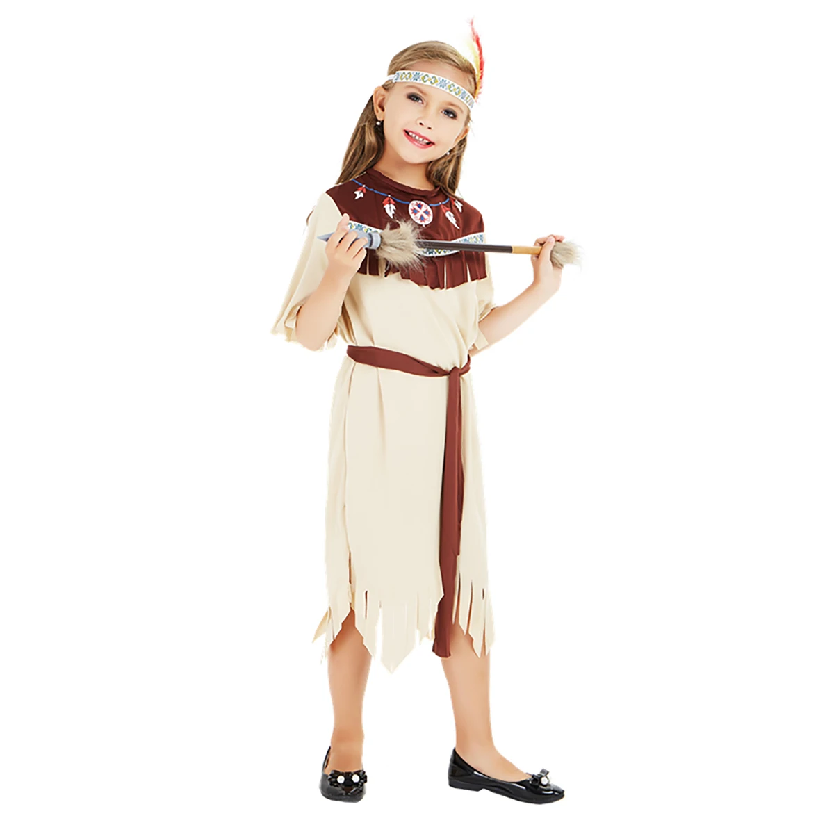 Hot Indian Costumes Adult Children Halloween Primitive Clothes Female Indigenous People Stage Performance Costume Masquerade |