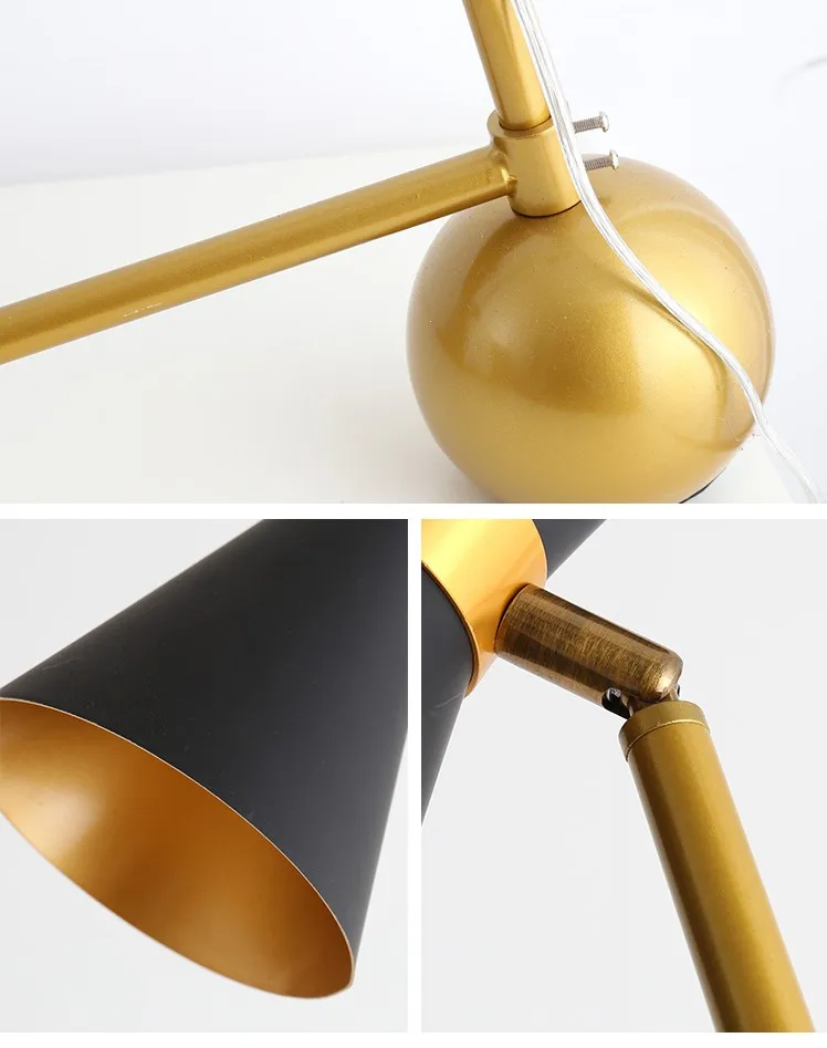 Светильник напольный светодиодный золотистый E27 лампа с 1 колонкой и динамиком