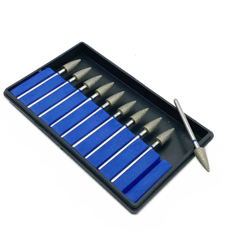 10 шт./компл. Стоматологическая деталь гальванизированная Алмазная точка