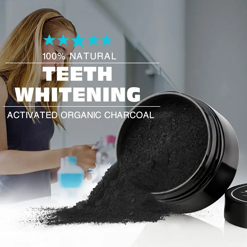 

Nature Activated Charcoal Teeth Whitening Powder Teeth Stain Remover for Oral Hygiene Care M88
