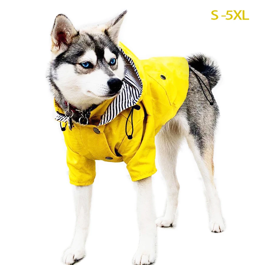 

Водонепроницаемая одежда для собак, ветрозащитная куртка для маленьких, средних и больших собак, дождевик для собак, спортивные толстовки д...